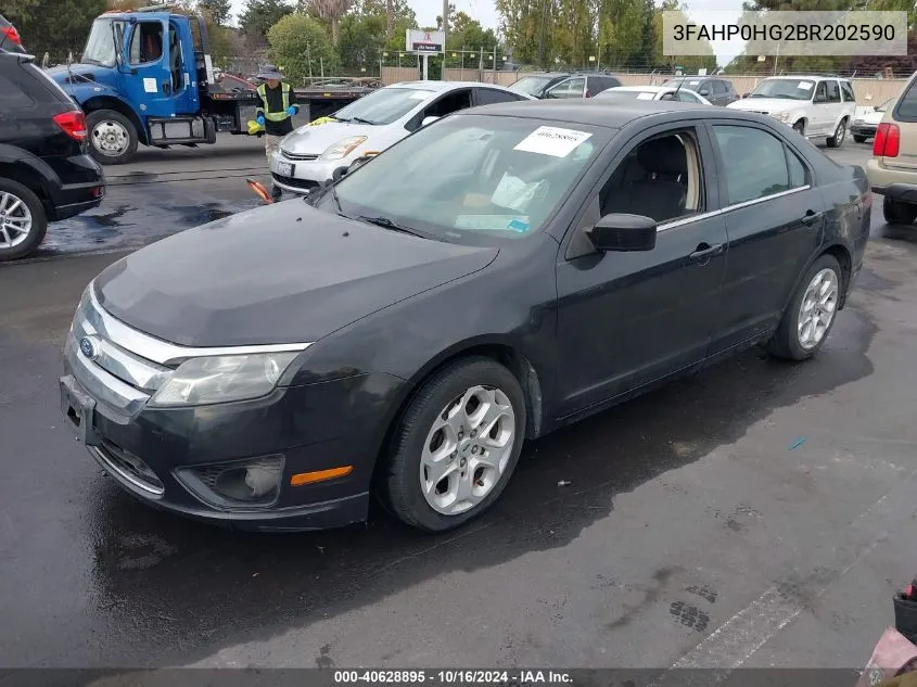 2011 Ford Fusion Se VIN: 3FAHP0HG2BR202590 Lot: 40628895