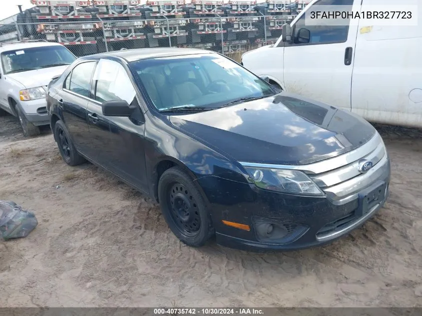 3FAHP0HA1BR327723 2011 Ford Fusion Se