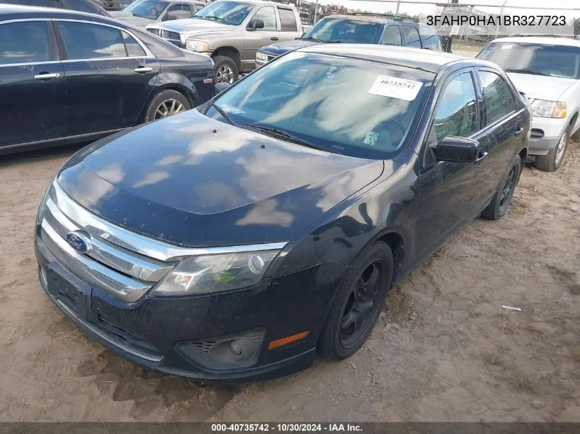 3FAHP0HA1BR327723 2011 Ford Fusion Se