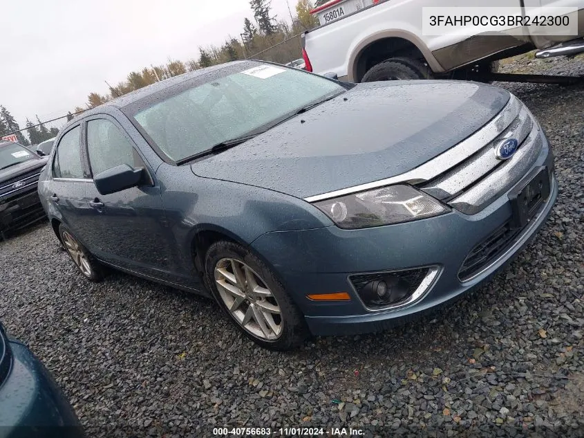 3FAHP0CG3BR242300 2011 Ford Fusion Sel