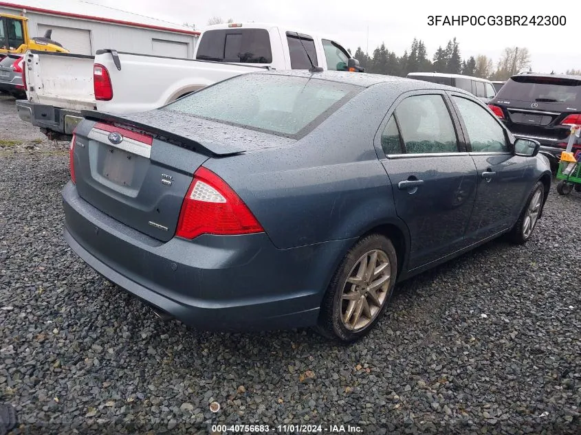 3FAHP0CG3BR242300 2011 Ford Fusion Sel