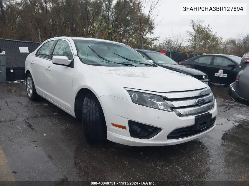 3FAHP0HA3BR127894 2011 Ford Fusion Se