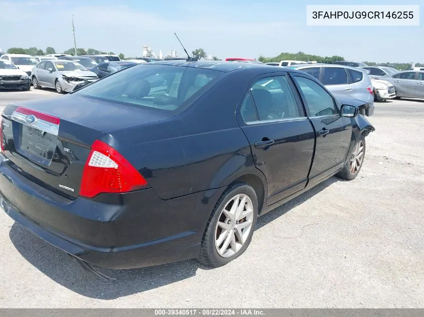 3FAHP0JG9CR146255 2012 Ford Fusion Sel