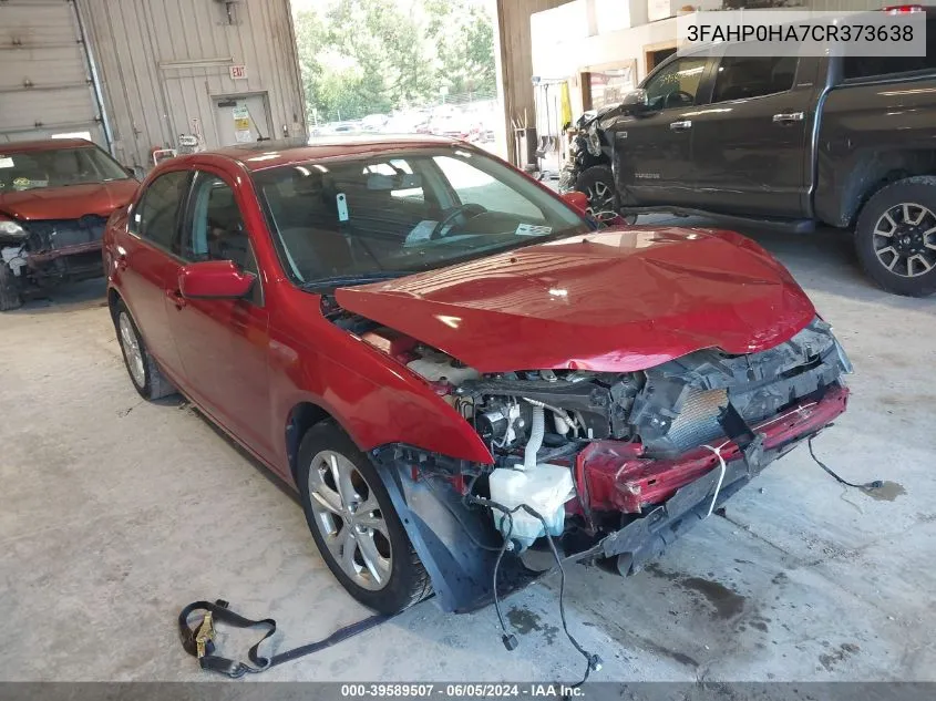 3FAHP0HA7CR373638 2012 Ford Fusion Se