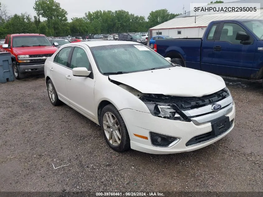 2012 Ford Fusion Sel VIN: 3FAHP0JA2CR295005 Lot: 39760461