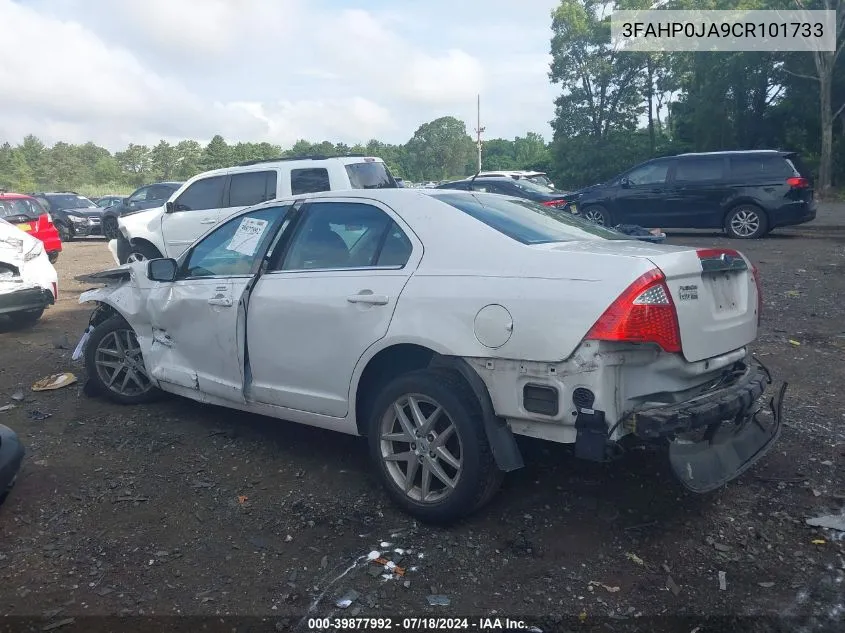 2012 Ford Fusion Sel VIN: 3FAHP0JA9CR101733 Lot: 39877992