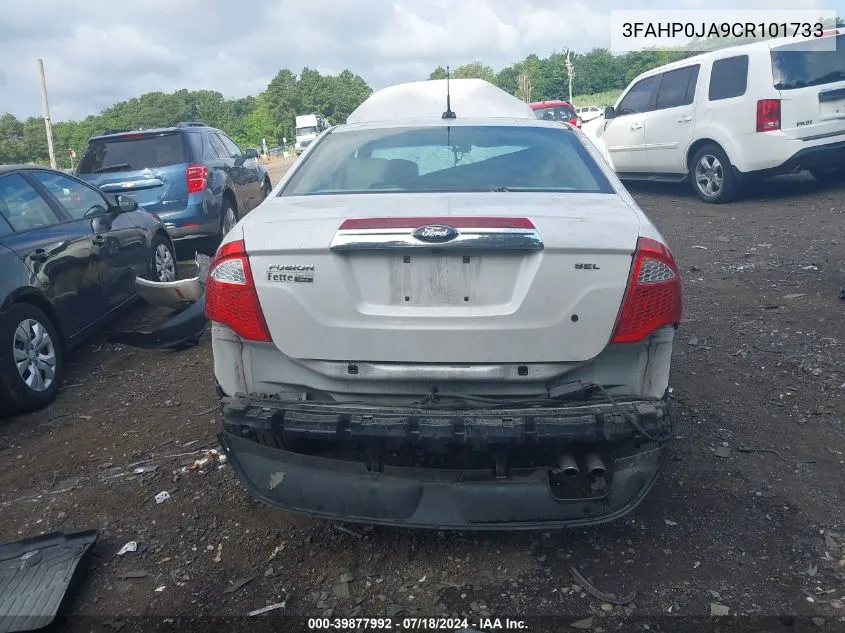 3FAHP0JA9CR101733 2012 Ford Fusion Sel