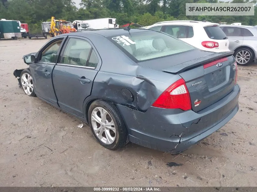 3FAHP0HA9CR262007 2012 Ford Fusion Se