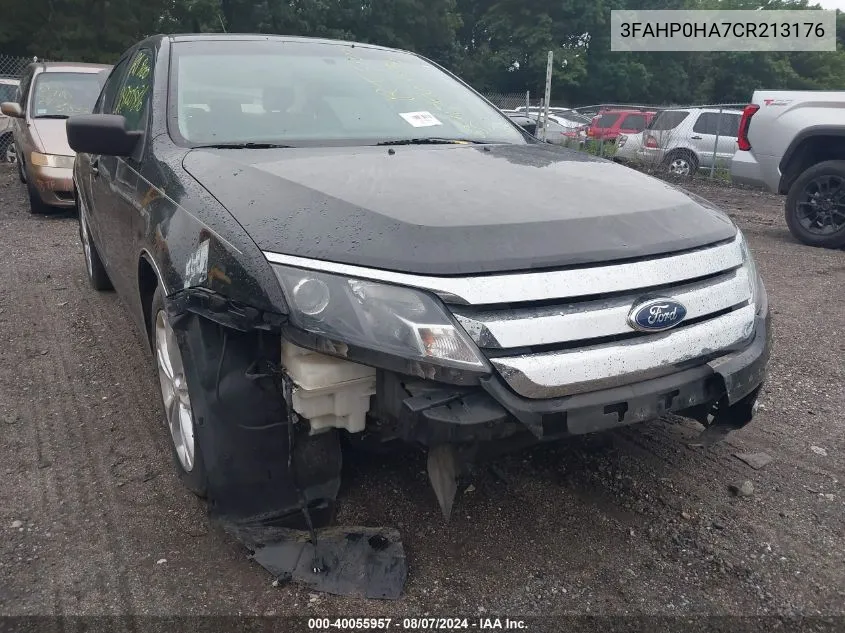 3FAHP0HA7CR213176 2012 Ford Fusion Se