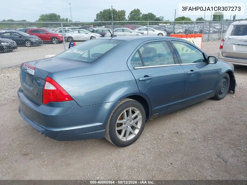 2012 Ford Fusion Sel VIN: 3FAHP0JA1CR307273 Lot: 40080564