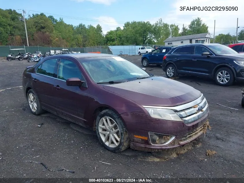 2012 Ford Fusion Sel VIN: 3FAHP0JG2CR295090 Lot: 40103623