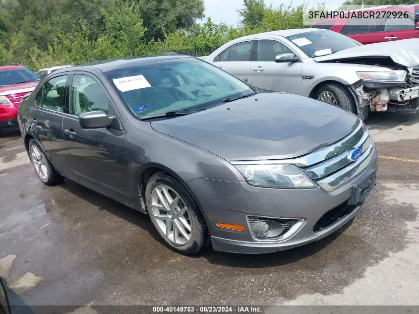 3FAHP0JA8CR272926 2012 Ford Fusion Sel