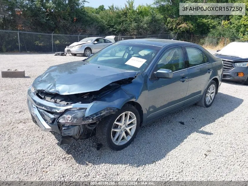 3FAHP0JGXCR157250 2012 Ford Fusion Sel