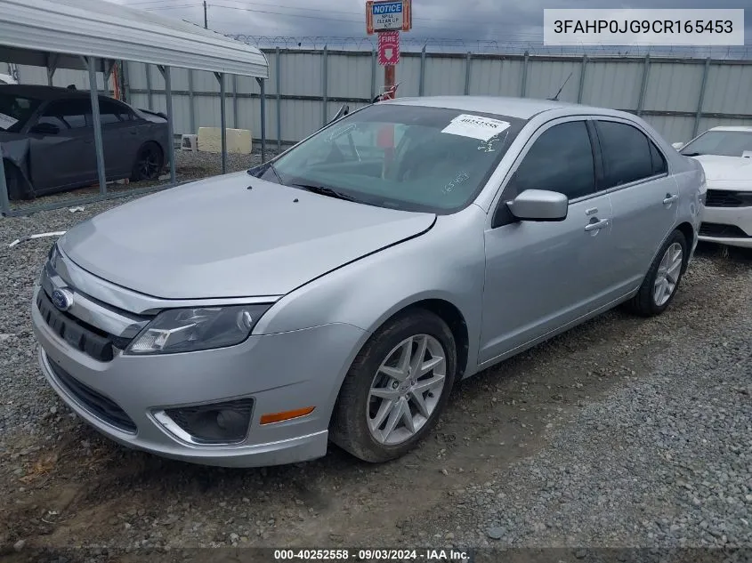 2012 Ford Fusion Sel VIN: 3FAHP0JG9CR165453 Lot: 40252558