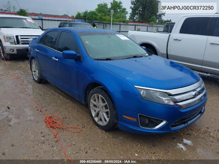 3FAHP0JG0CR372250 2012 Ford Fusion Sel