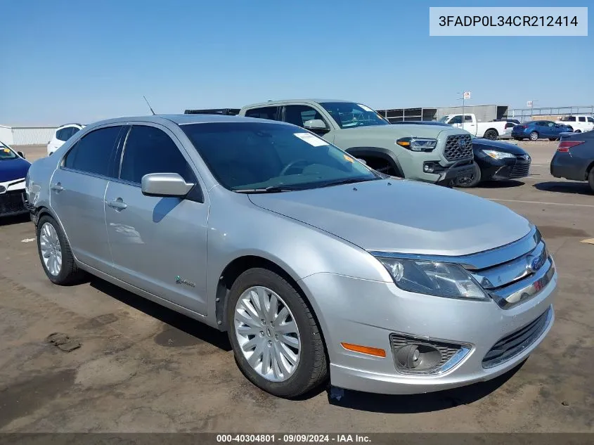 3FADP0L34CR212414 2012 Ford Fusion Hybrid