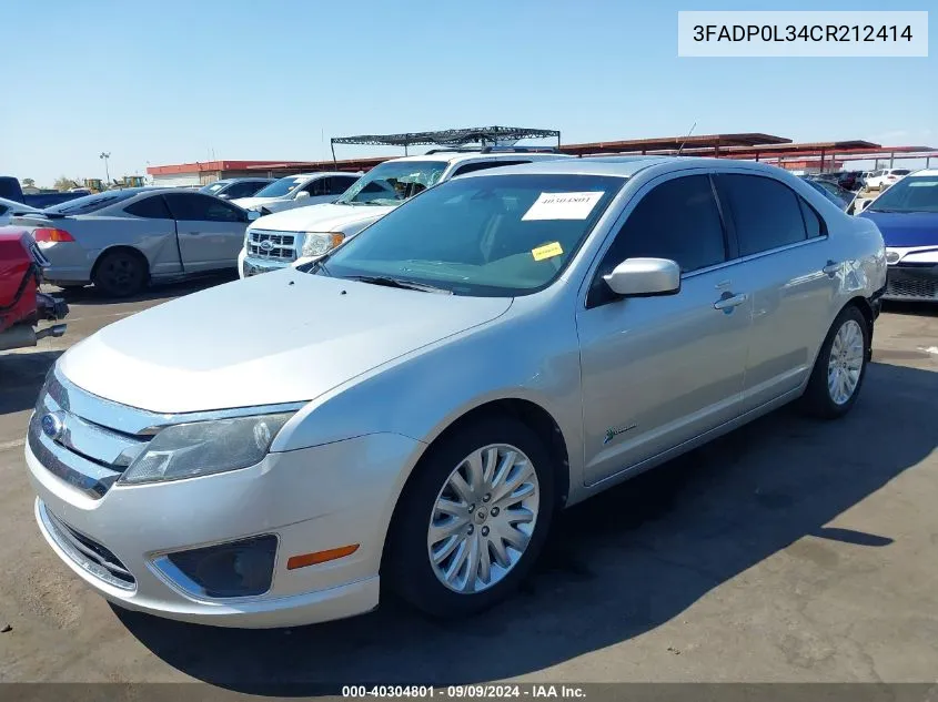 3FADP0L34CR212414 2012 Ford Fusion Hybrid