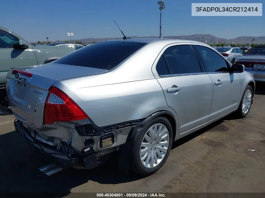 3FADP0L34CR212414 2012 Ford Fusion Hybrid