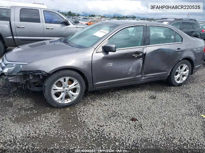 3FAHP0HA8CR220525 2012 Ford Fusion Se