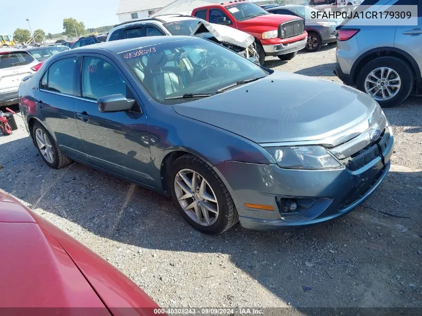 2012 Ford Fusion Sel VIN: 3FAHP0JA1CR179309 Lot: 40308243