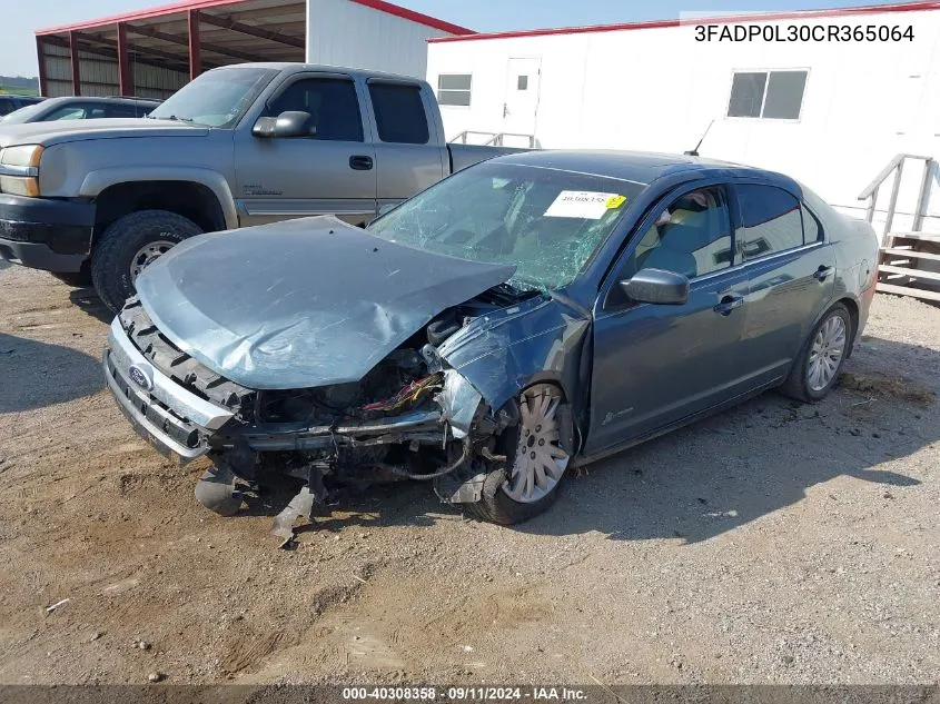 3FADP0L30CR365064 2012 Ford Fusion Hybrid Hybrid