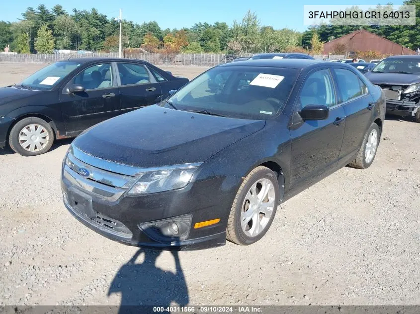 2012 Ford Fusion Se VIN: 3FAHP0HG1CR164013 Lot: 40311566