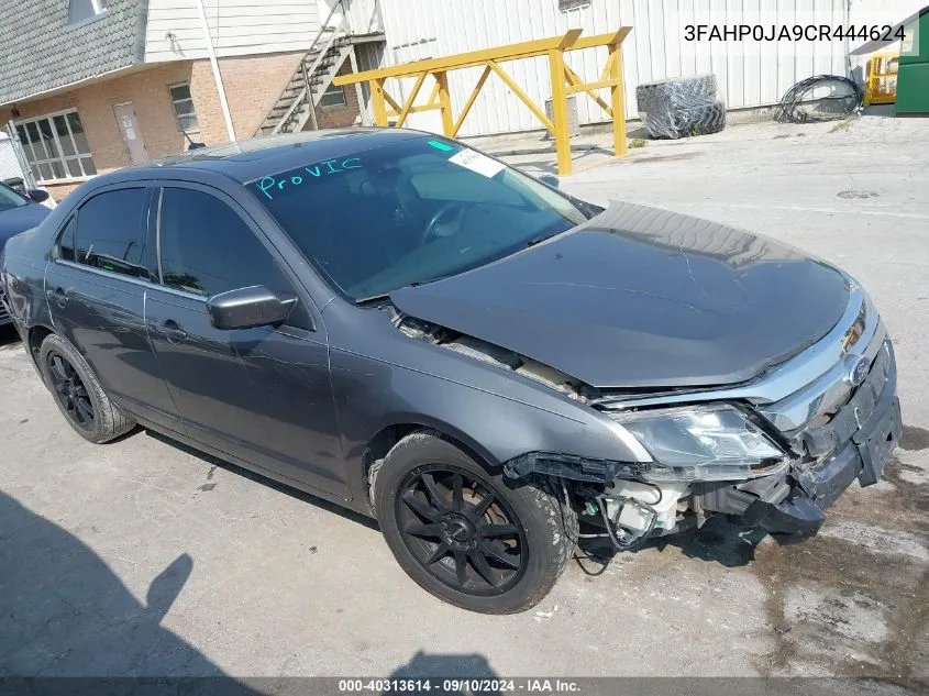 3FAHP0JA9CR444624 2012 Ford Fusion Sel