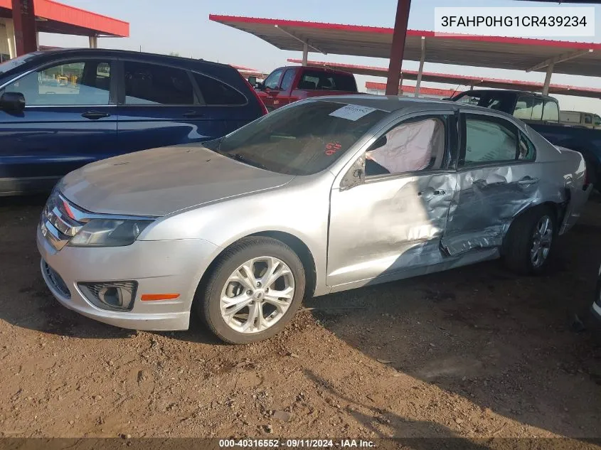 3FAHP0HG1CR439234 2012 Ford Fusion Se