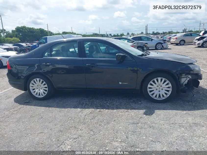 3FADP0L32CR372579 2012 Ford Fusion Hybrid