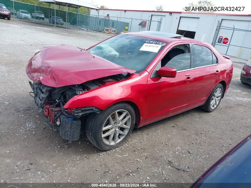 3FAHP0JA2CR432427 2012 Ford Fusion Sel