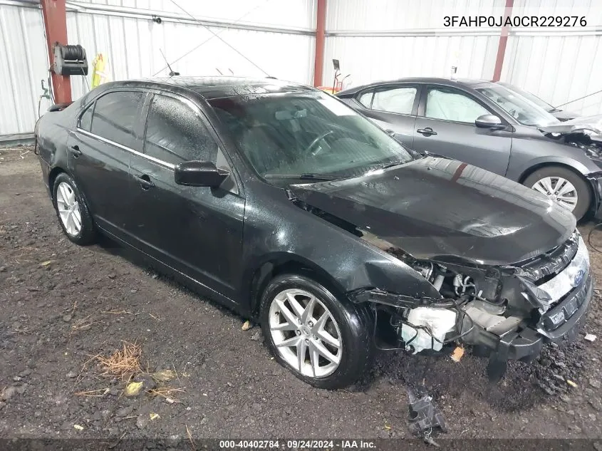 3FAHP0JA0CR229276 2012 Ford Fusion Sel