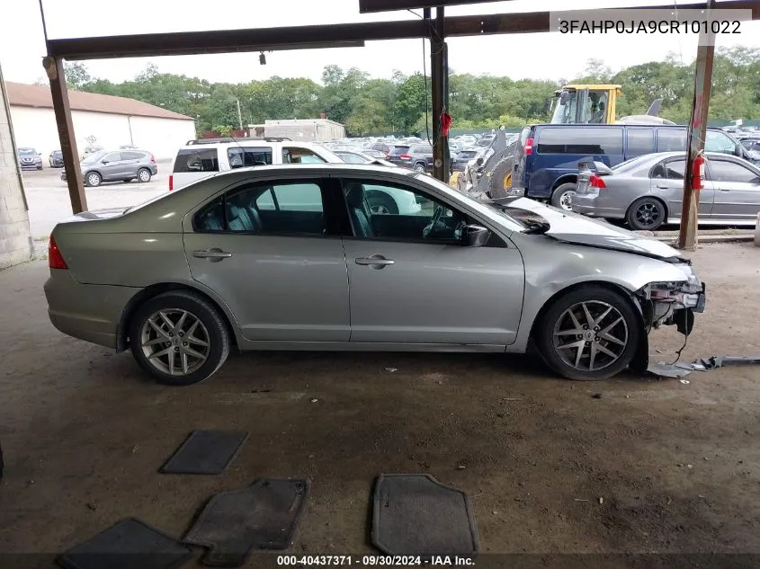 3FAHP0JA9CR101022 2012 Ford Fusion Sel