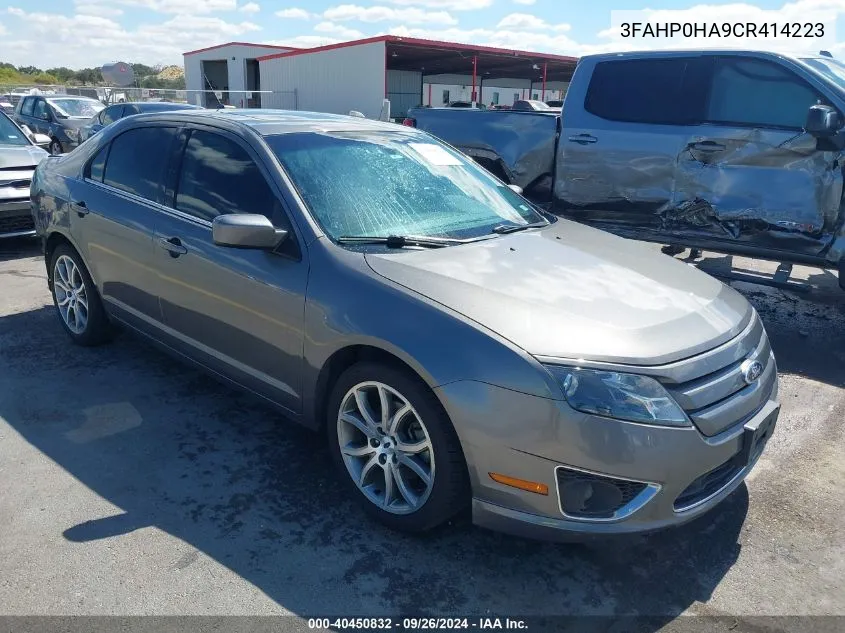 3FAHP0HA9CR414223 2012 Ford Fusion Se