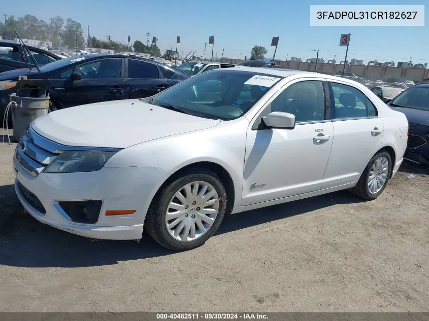 3FADP0L31CR182627 2012 Ford Fusion Hybrid