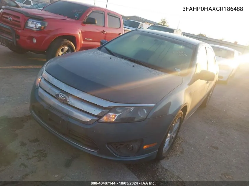 3FAHP0HAXCR186488 2012 Ford Fusion Se