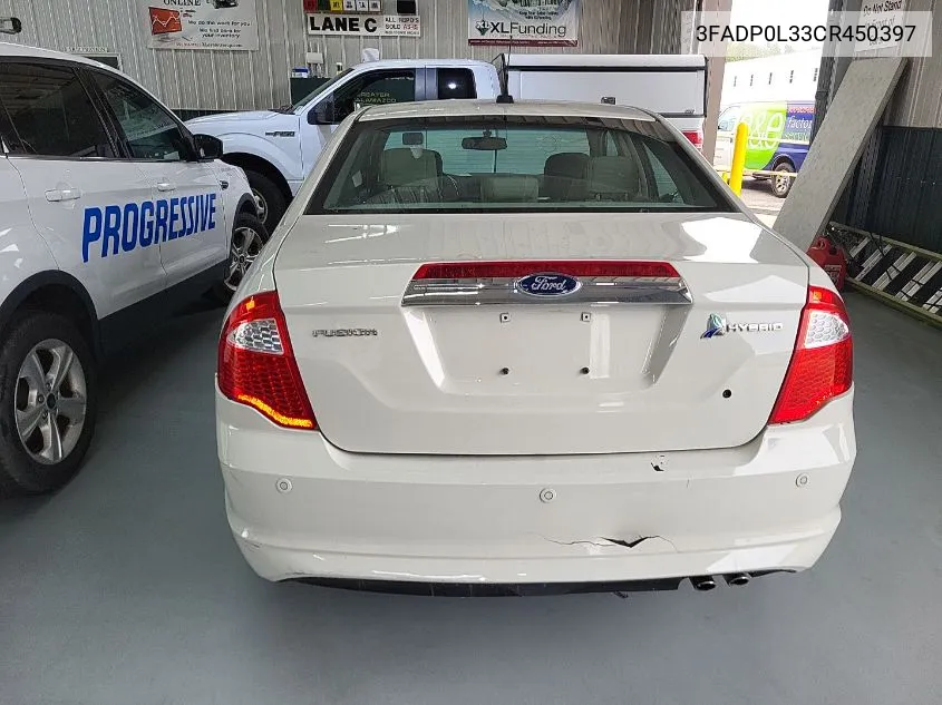 3FADP0L33CR450397 2012 Ford Fusion Hybrid Hybrid