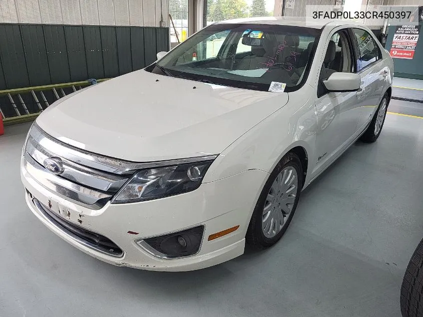 2012 Ford Fusion Hybrid Hybrid VIN: 3FADP0L33CR450397 Lot: 40559125