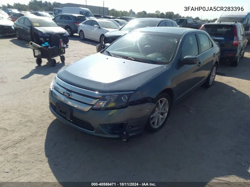 2012 Ford Fusion Sel VIN: 3FAHP0JA5CR283396 Lot: 40586471