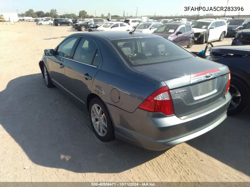 2012 Ford Fusion Sel VIN: 3FAHP0JA5CR283396 Lot: 40586471