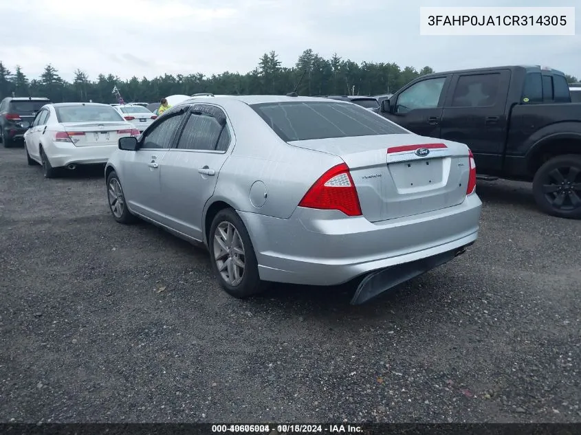 3FAHP0JA1CR314305 2012 Ford Fusion Sel