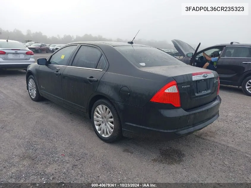 3FADP0L36CR235323 2012 Ford Fusion Hybrid