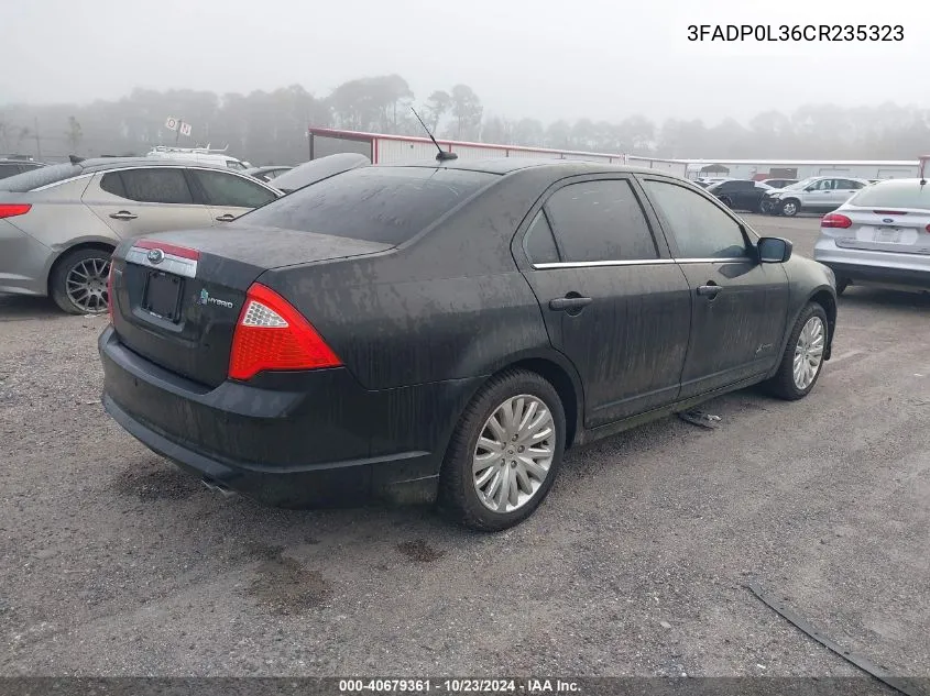 3FADP0L36CR235323 2012 Ford Fusion Hybrid