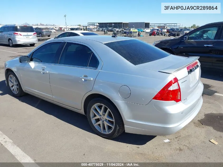 3FAHP0JA9CR289864 2012 Ford Fusion Sel