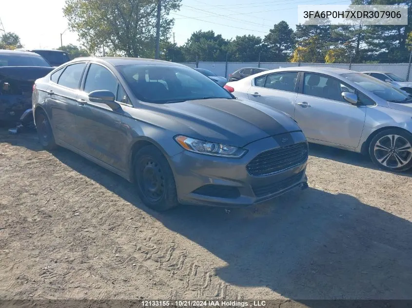 3FA6P0H7XDR307906 2013 Ford Fusion Se