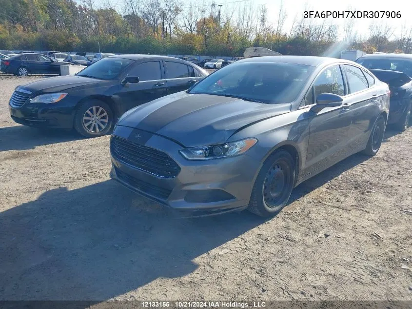 3FA6P0H7XDR307906 2013 Ford Fusion Se