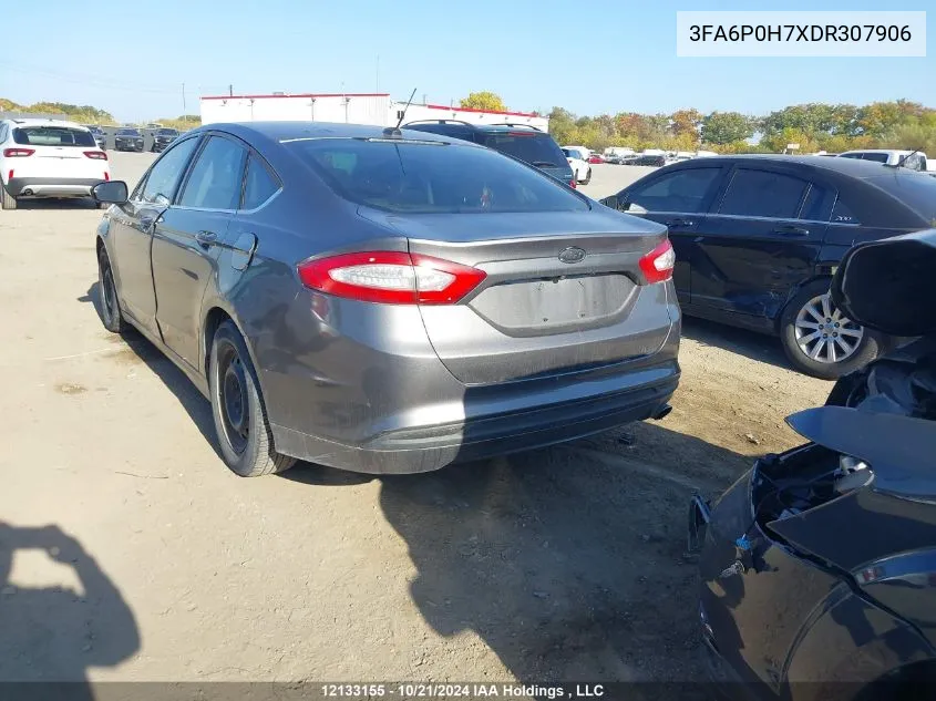 3FA6P0H7XDR307906 2013 Ford Fusion Se