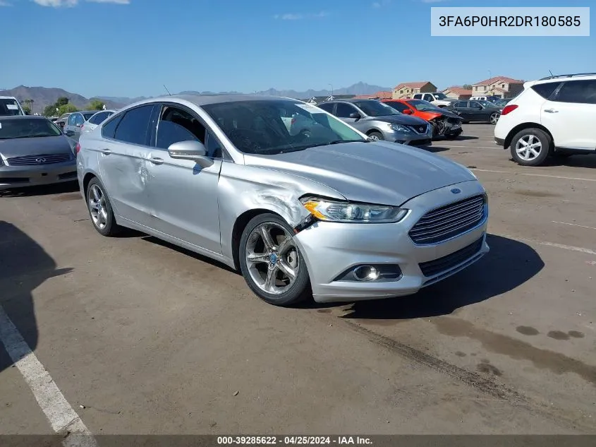 2013 Ford Fusion Se VIN: 3FA6P0HR2DR180585 Lot: 39285622