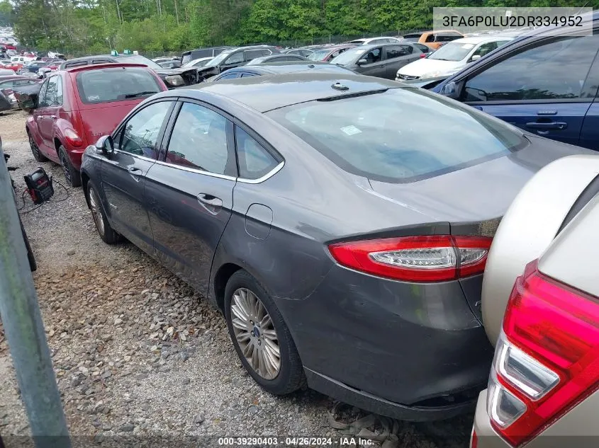 2013 Ford Fusion Hybrid Se VIN: 3FA6P0LU2DR334952 Lot: 39290403