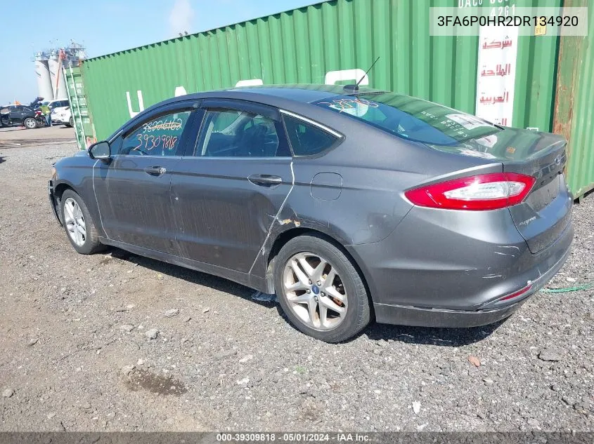 3FA6P0HR2DR134920 2013 Ford Fusion Se