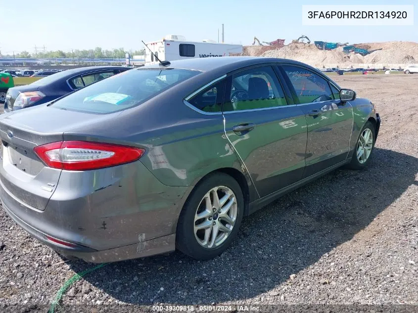 3FA6P0HR2DR134920 2013 Ford Fusion Se